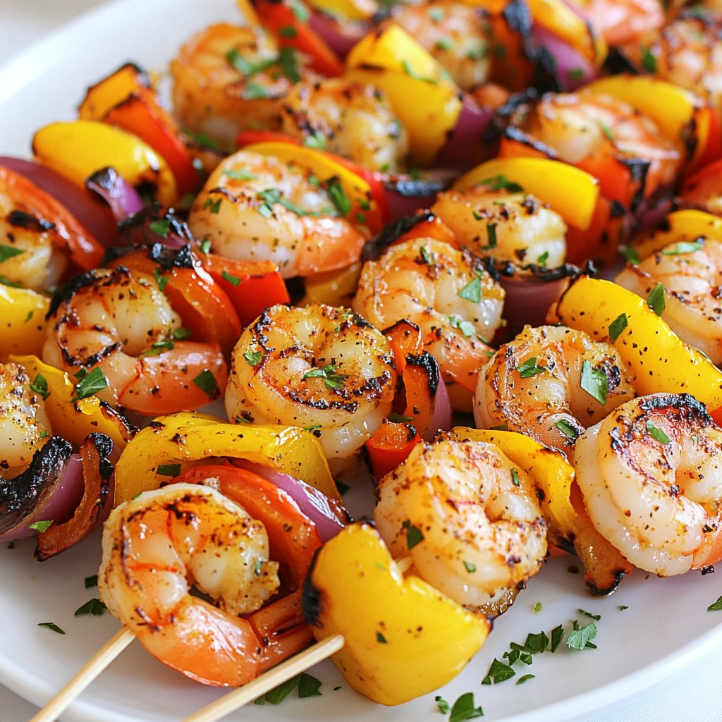 Cajun Grilled Shrimp Skewers Flavorful and Simple Dish