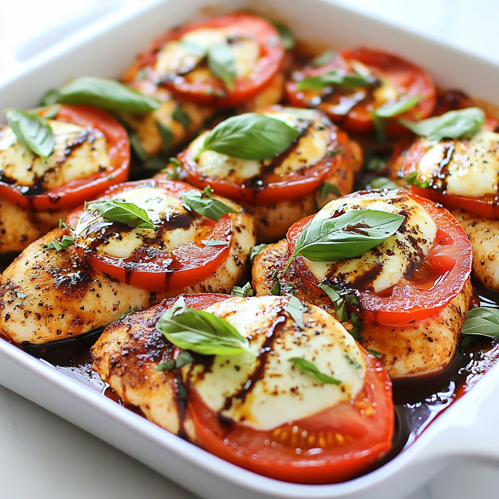 Caprese Chicken Skillet Flavorful and Easy Recipe