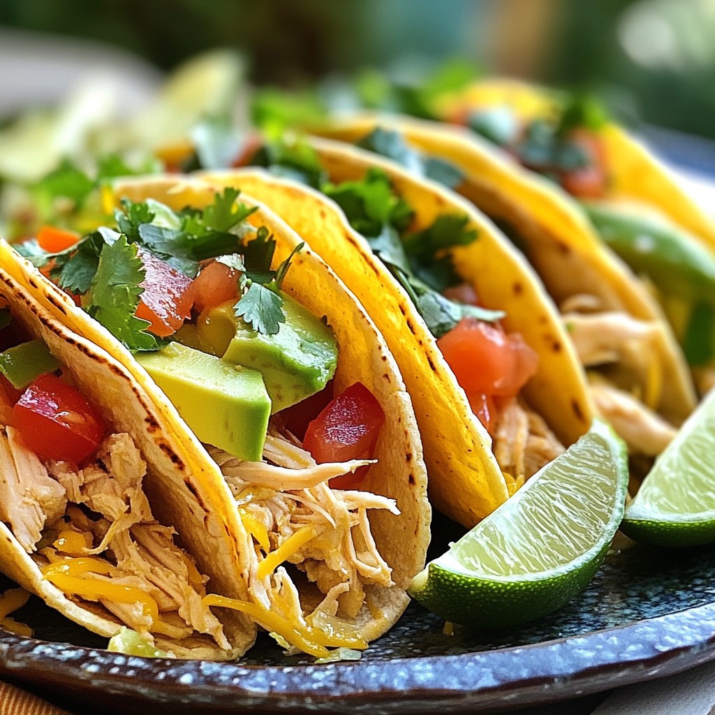 Cilantro Lime Chicken Tacos Flavorful and Fresh Meal