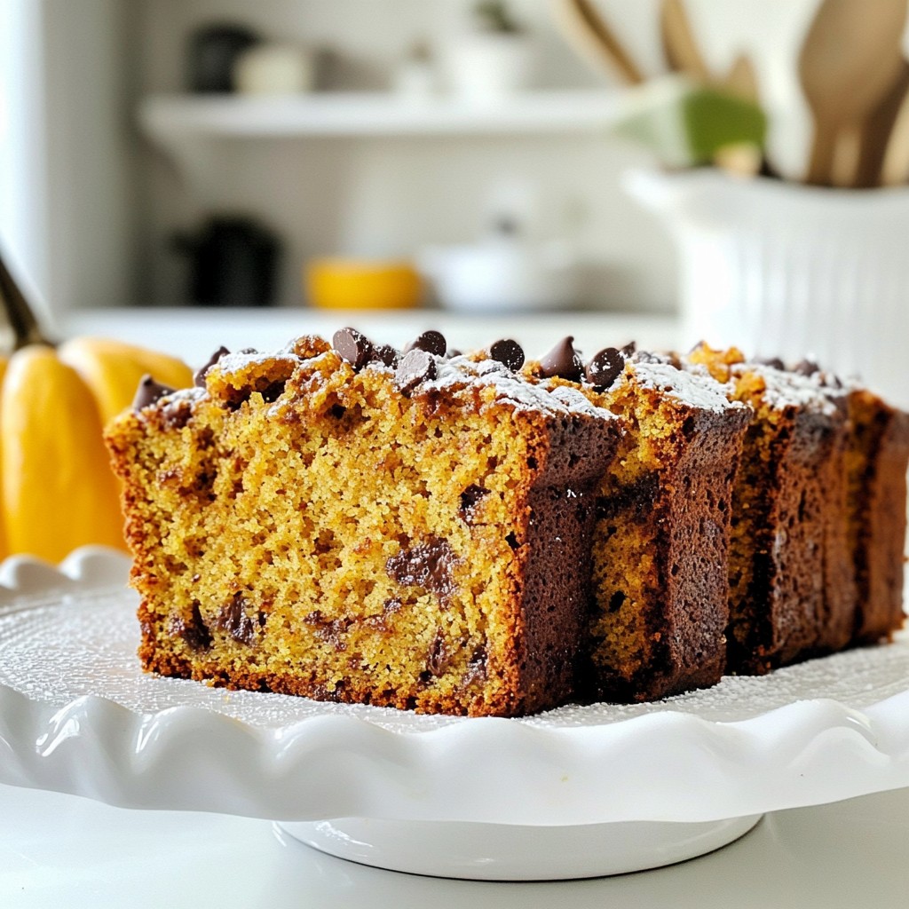 Chocolate Chip Pumpkin Bread Easy and Tasty Recipe