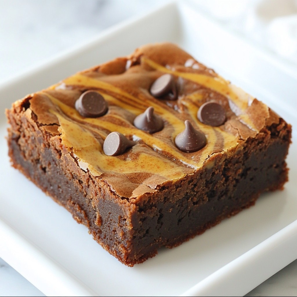 Cookie Butter Swirl Brownies Irresistible Dessert Treat