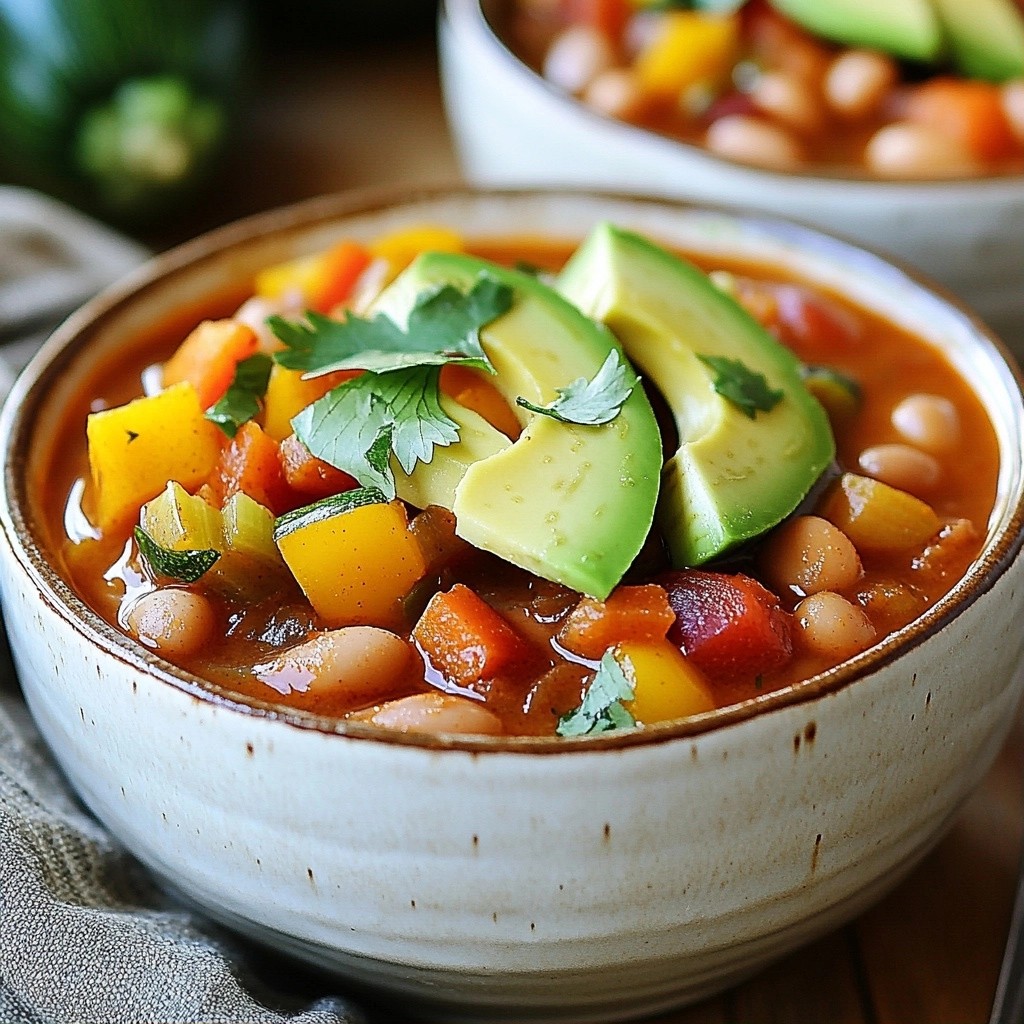 Hearty Family Meal Veggie and Bean Chili Recipe