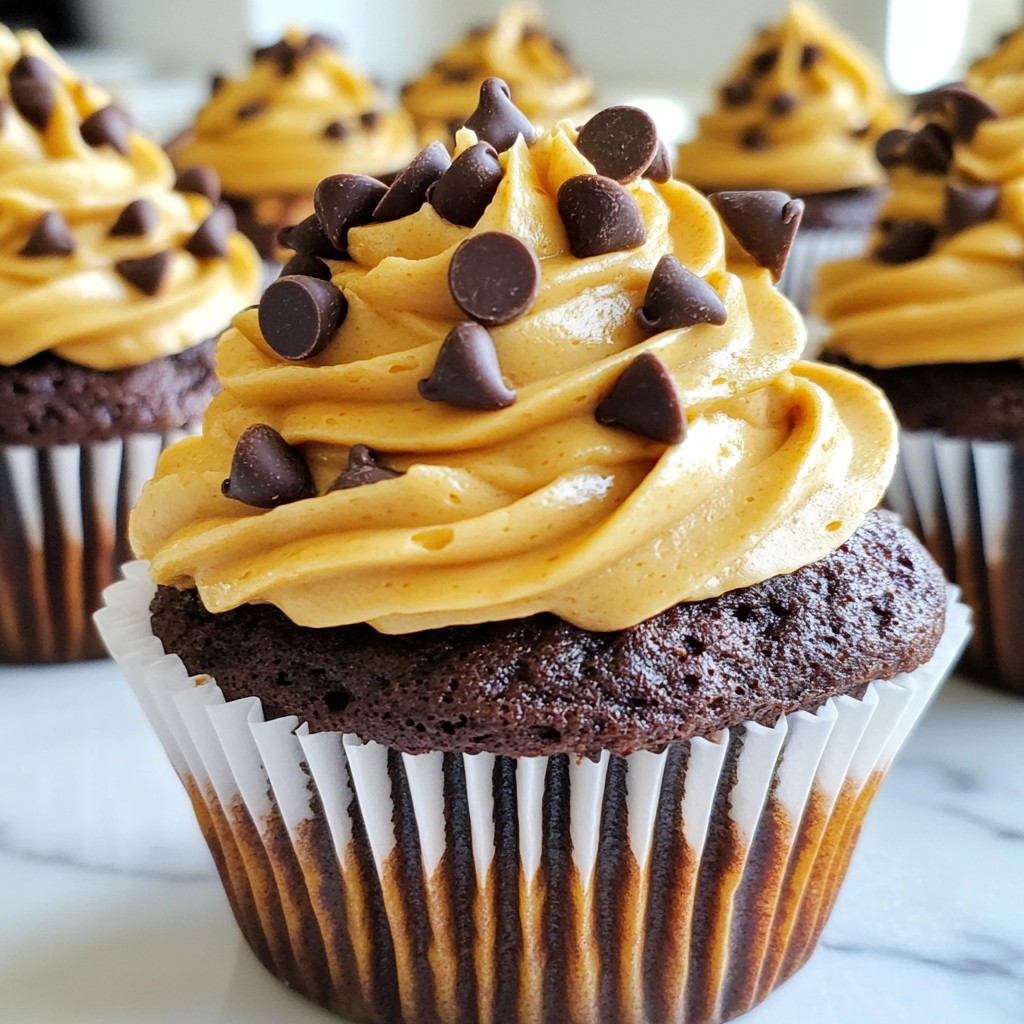 Chocolate Peanut Butter Cupcakes Decadent Delight Recipe