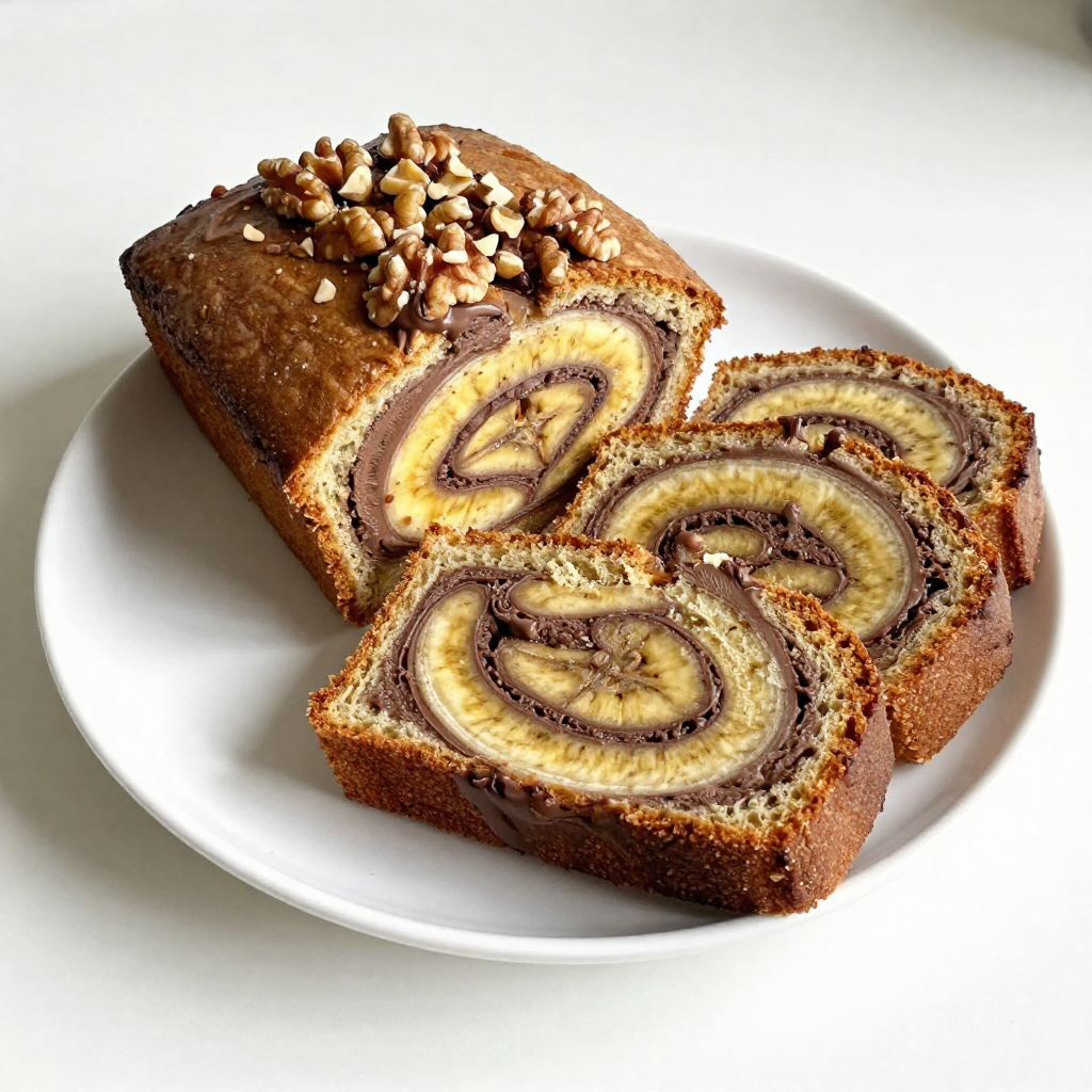 Nutella Banana Swirl Bread Irresistible and Easy Recipe