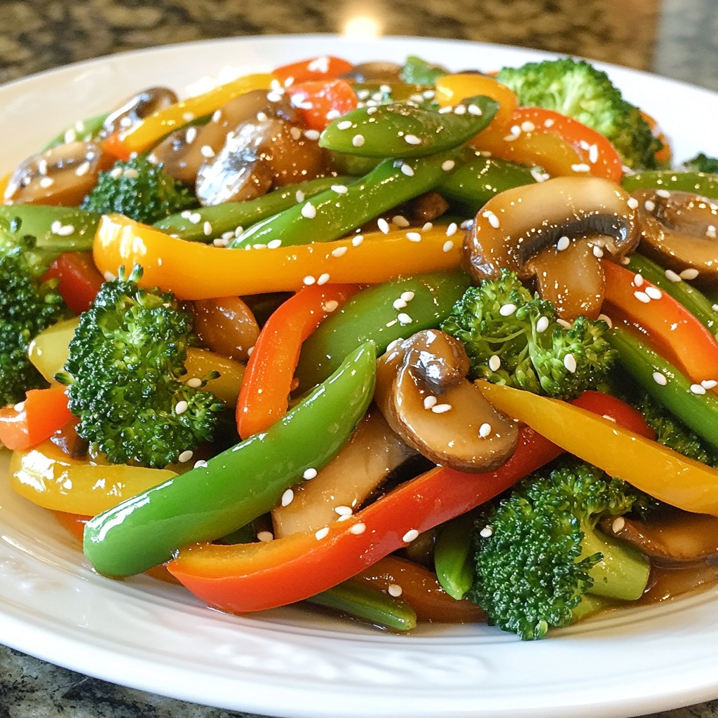Simple Family Dinner Veggie Stir-Fry Delight