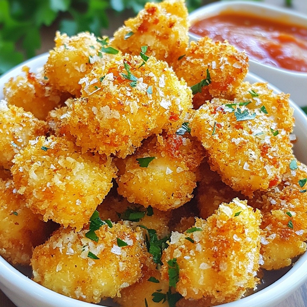 Crispy Picky Eater Garlic Parmesan Baked Chicken Bites