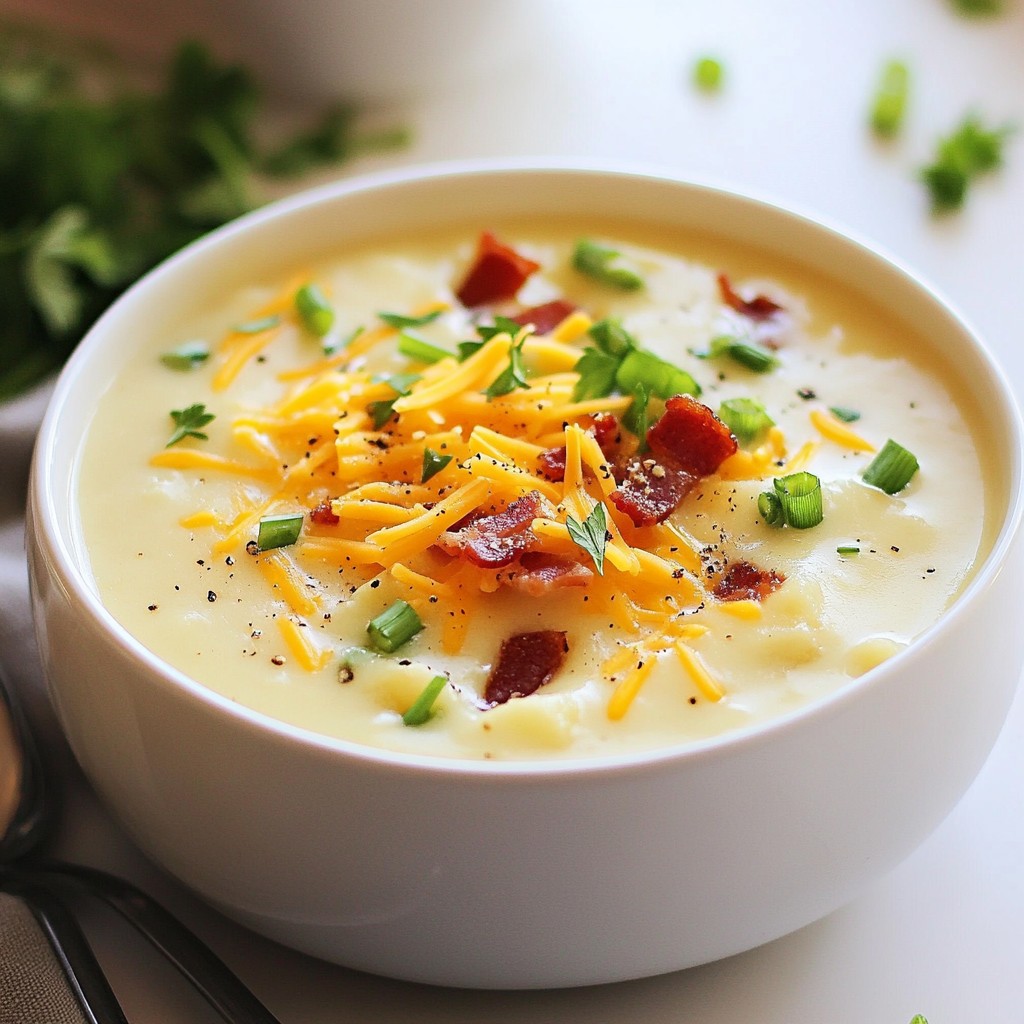 Loaded Baked Potato Soup Comforting and Hearty Meal