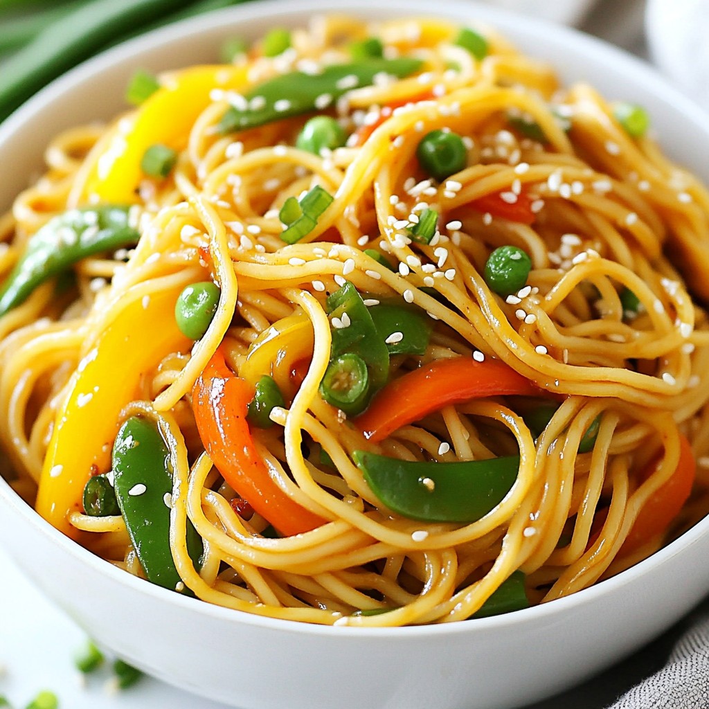 Sweet Chili Garlic Noodles Simple Flavorful Dish