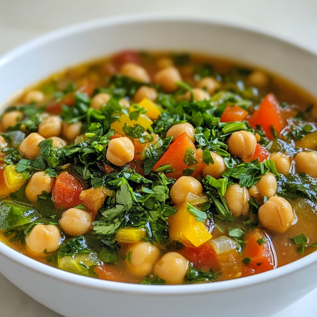 Hearty Family Meal Chickpea and Spinach Stew Recipe