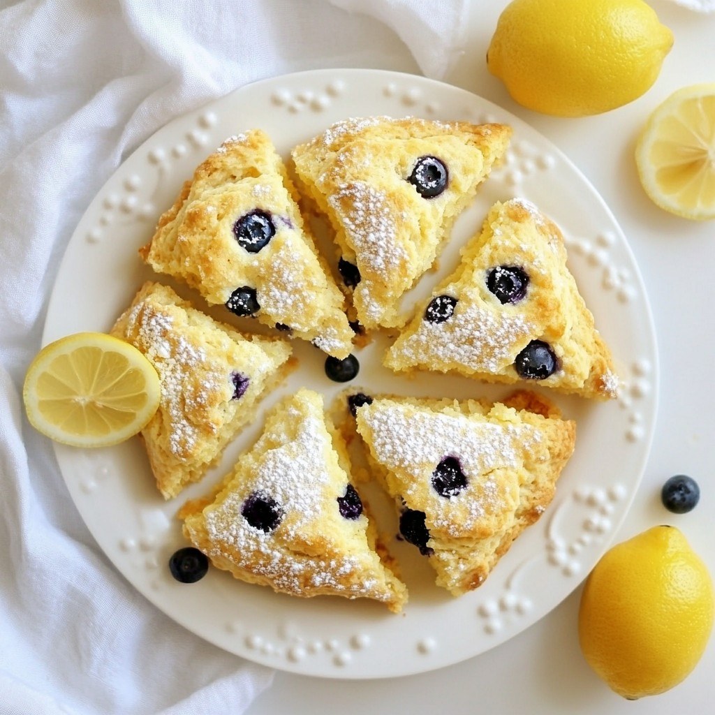 Lemon Blueberry Scones Fresh and Flavorful Treat