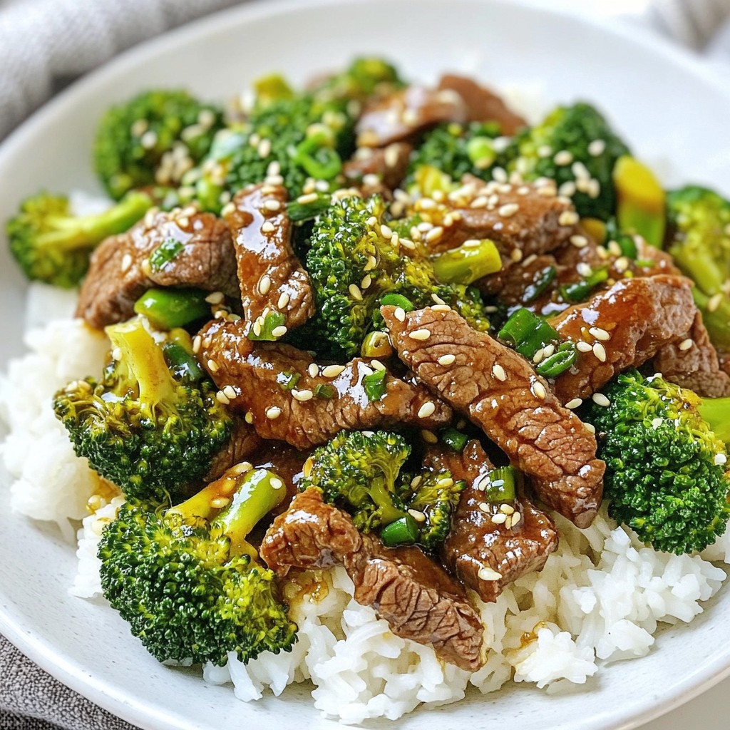 Savory Family Meal Beef and Broccoli Stir-Fry Recipe
