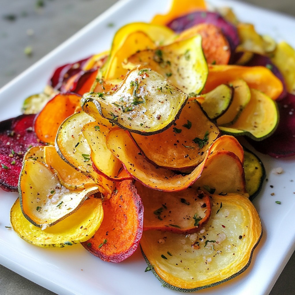 Crunchy Kids-Friendly Veggie Chips Simple and Fun Snack