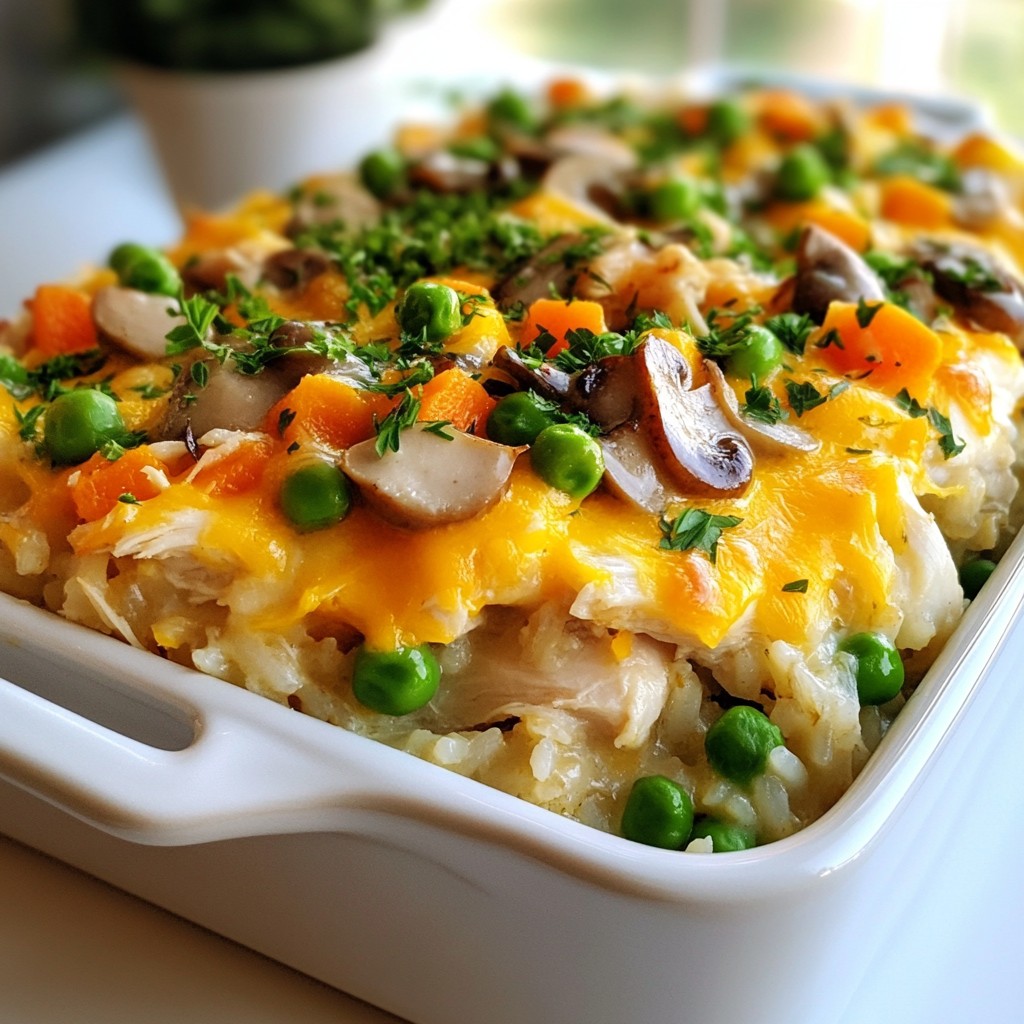 Hearty Family Meal Chicken and Rice Casserole Recipe