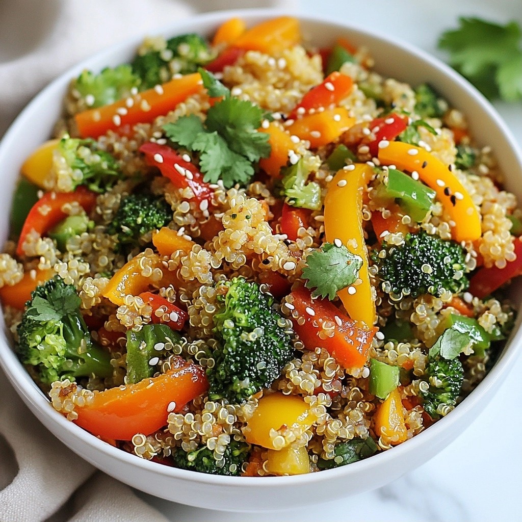 Hearty Kid-Friendly Quinoa and Veggie Stir-Fry Recipe