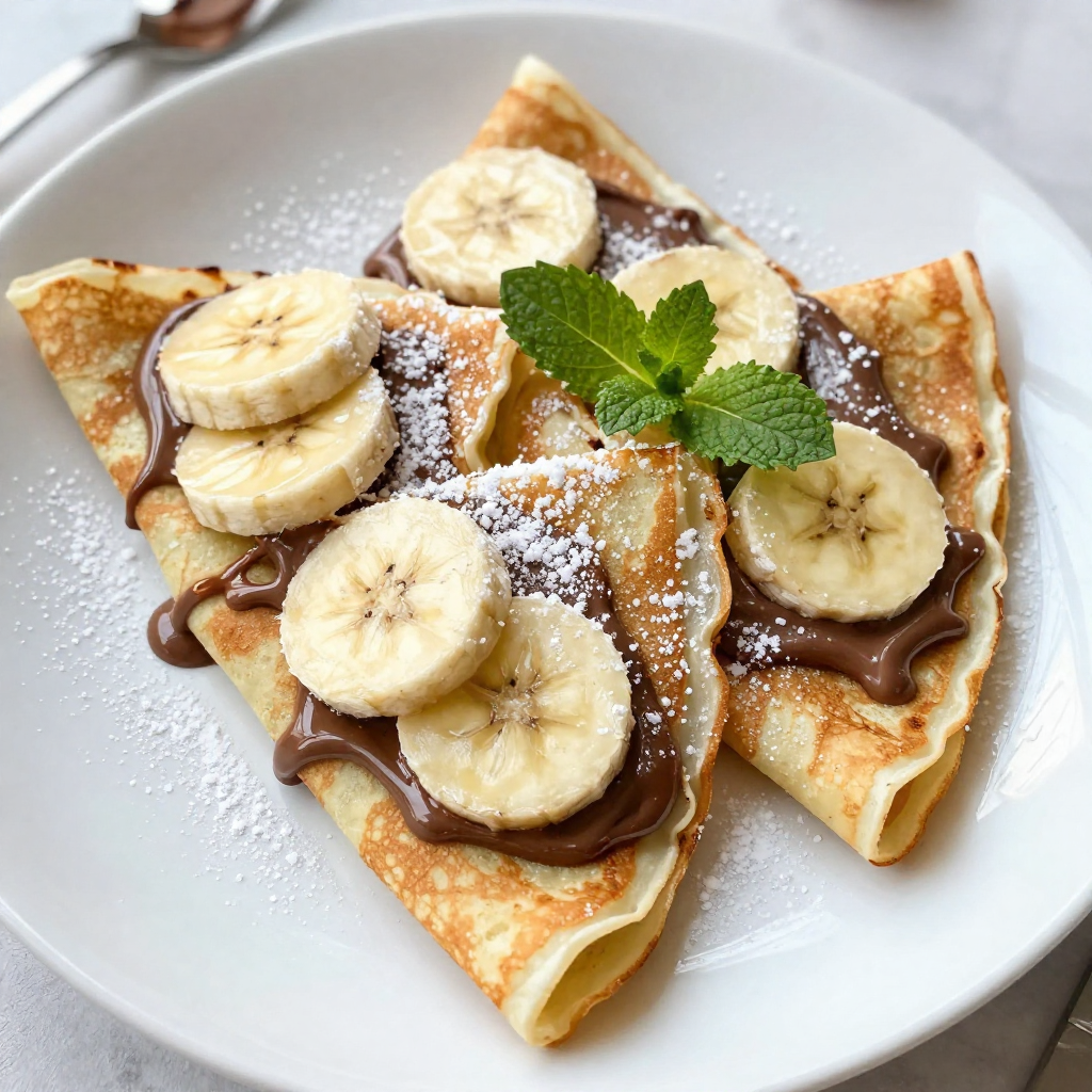 Delicious Banana Nutella Crepes Easy and Fun Recipe