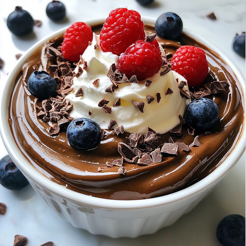 Vegan Chocolate Avocado Mousse Decadent and Healthy
