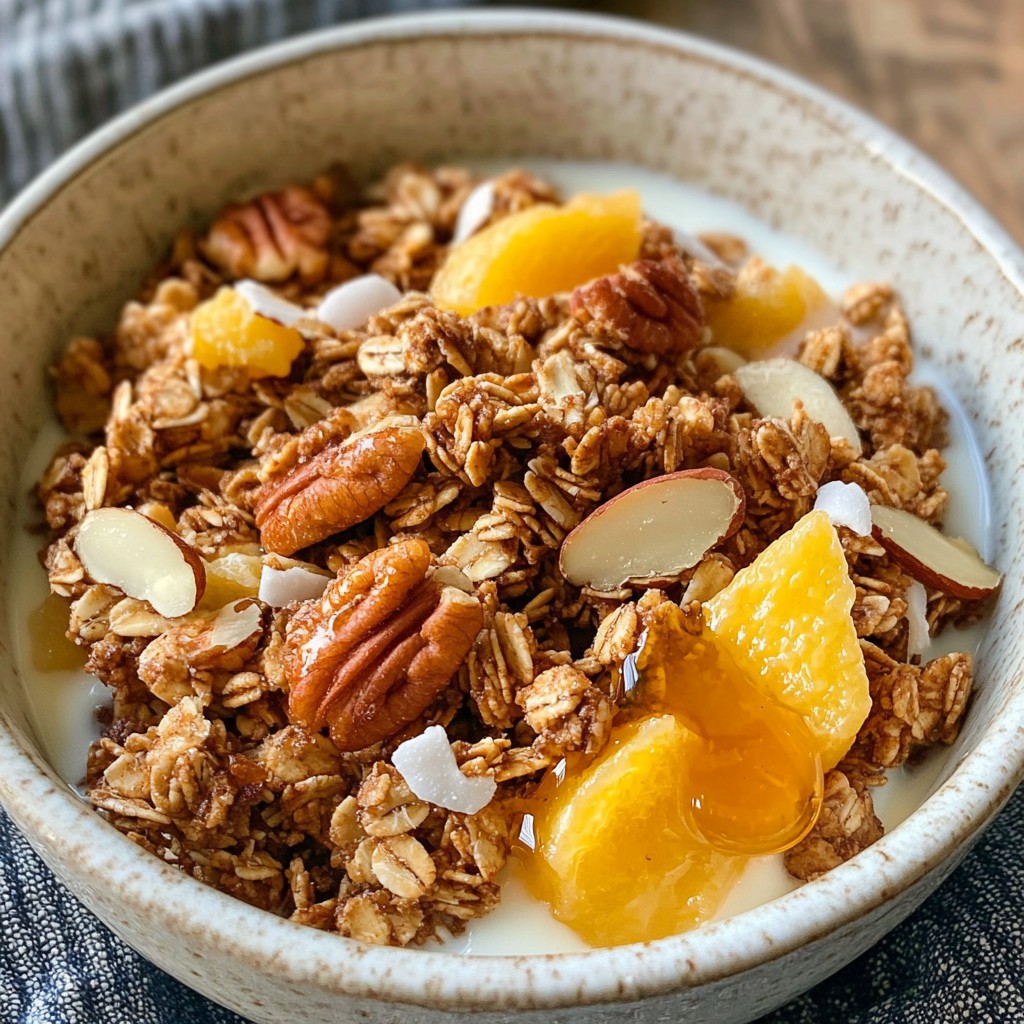Maple Pecan Granola Crunchy and Wholesome Snack