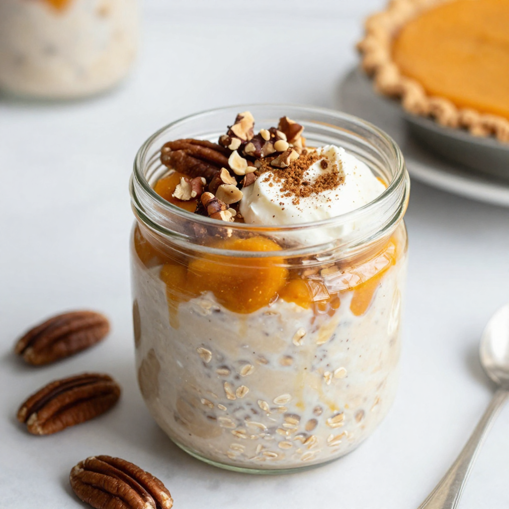 Pumpkin Pie Overnight Oats Creamy Fall Delight