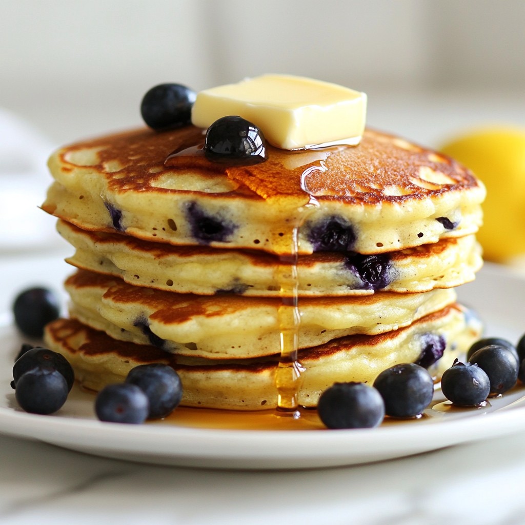 Blueberry Lemon Ricotta Pancakes Flavorful and Fluffy