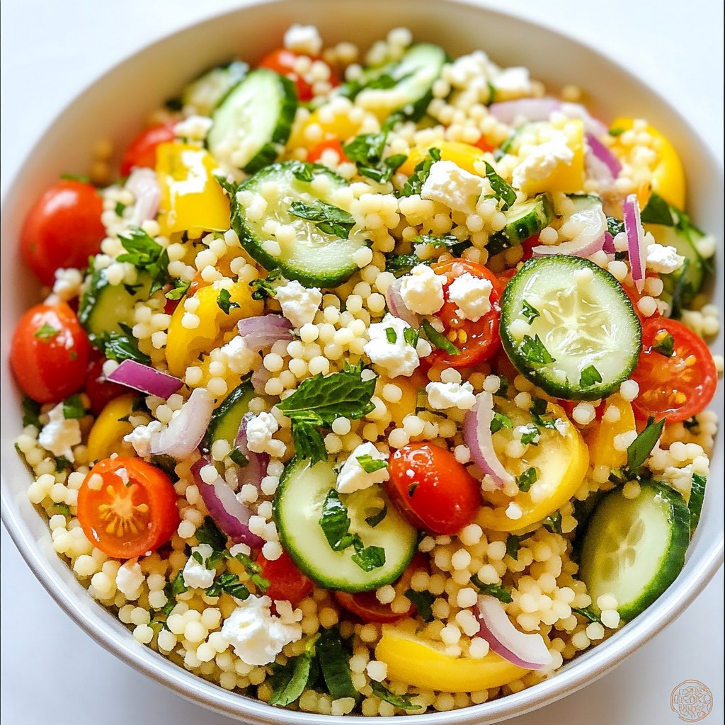 Lemon Herb Couscous Salad Fresh and Tasty Delight