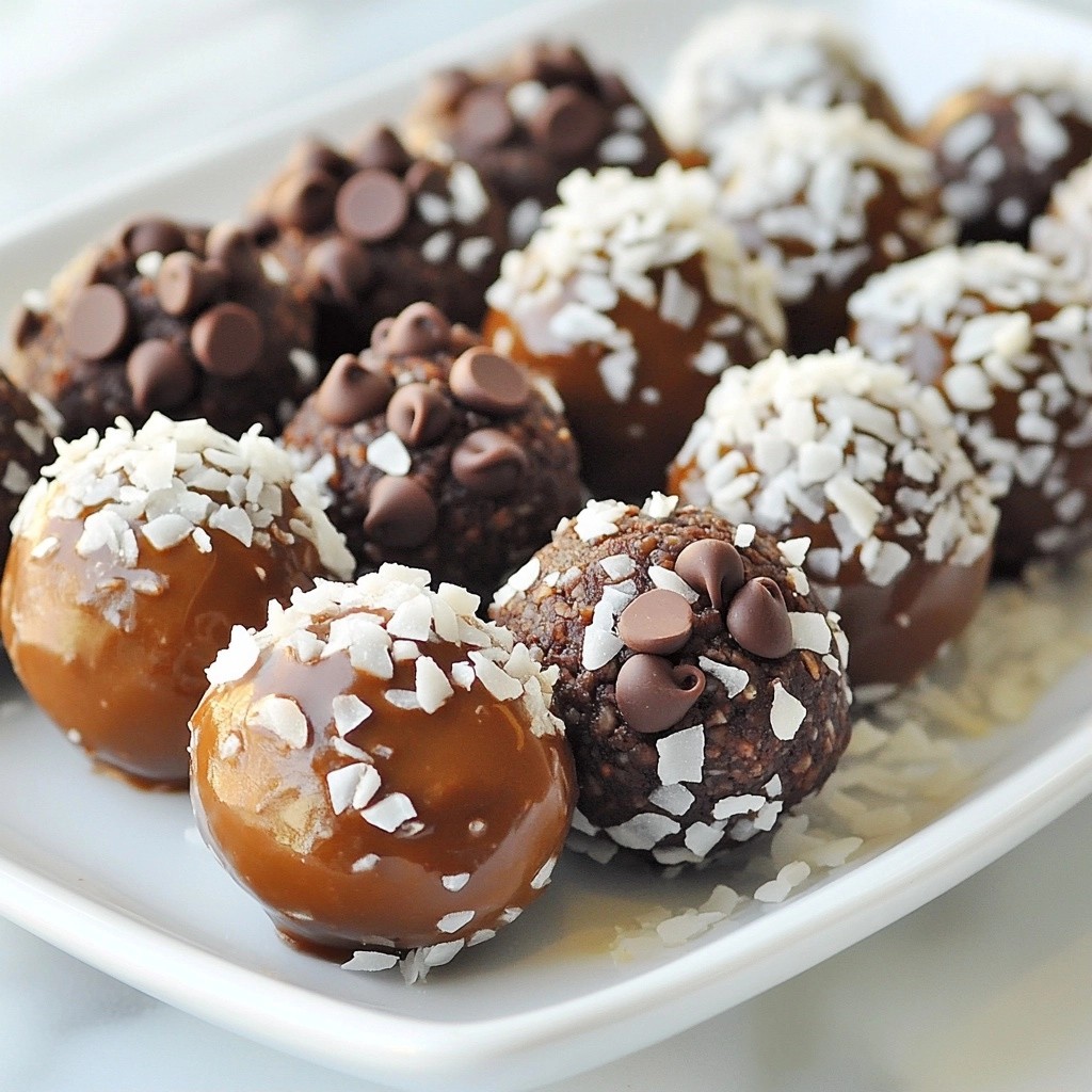 Sweet Kids-Friendly Chocolate Coconut Energy Balls Recipe