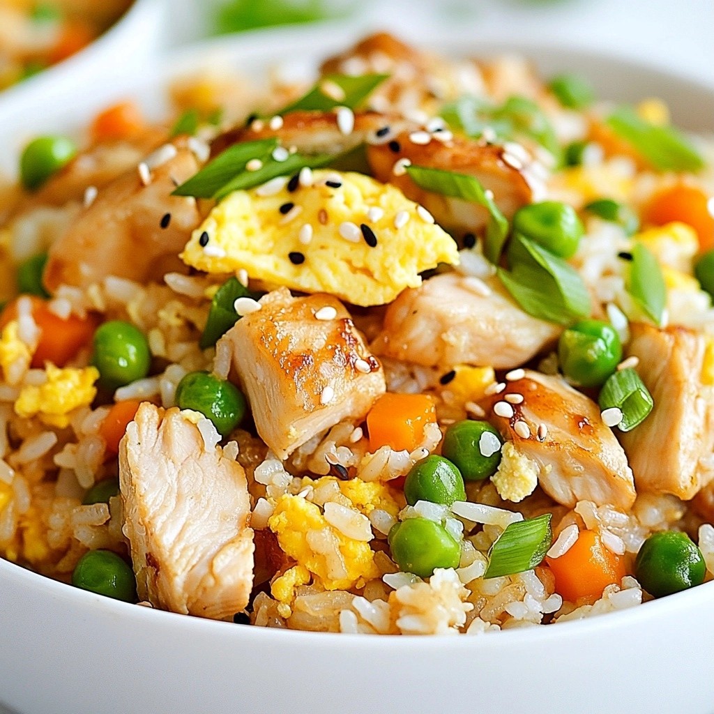 Savory Picky Eater Chicken Fried Rice Recipe