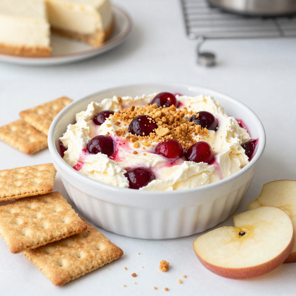 Cherry Cheesecake Dip Simple and Scrumptious Treat