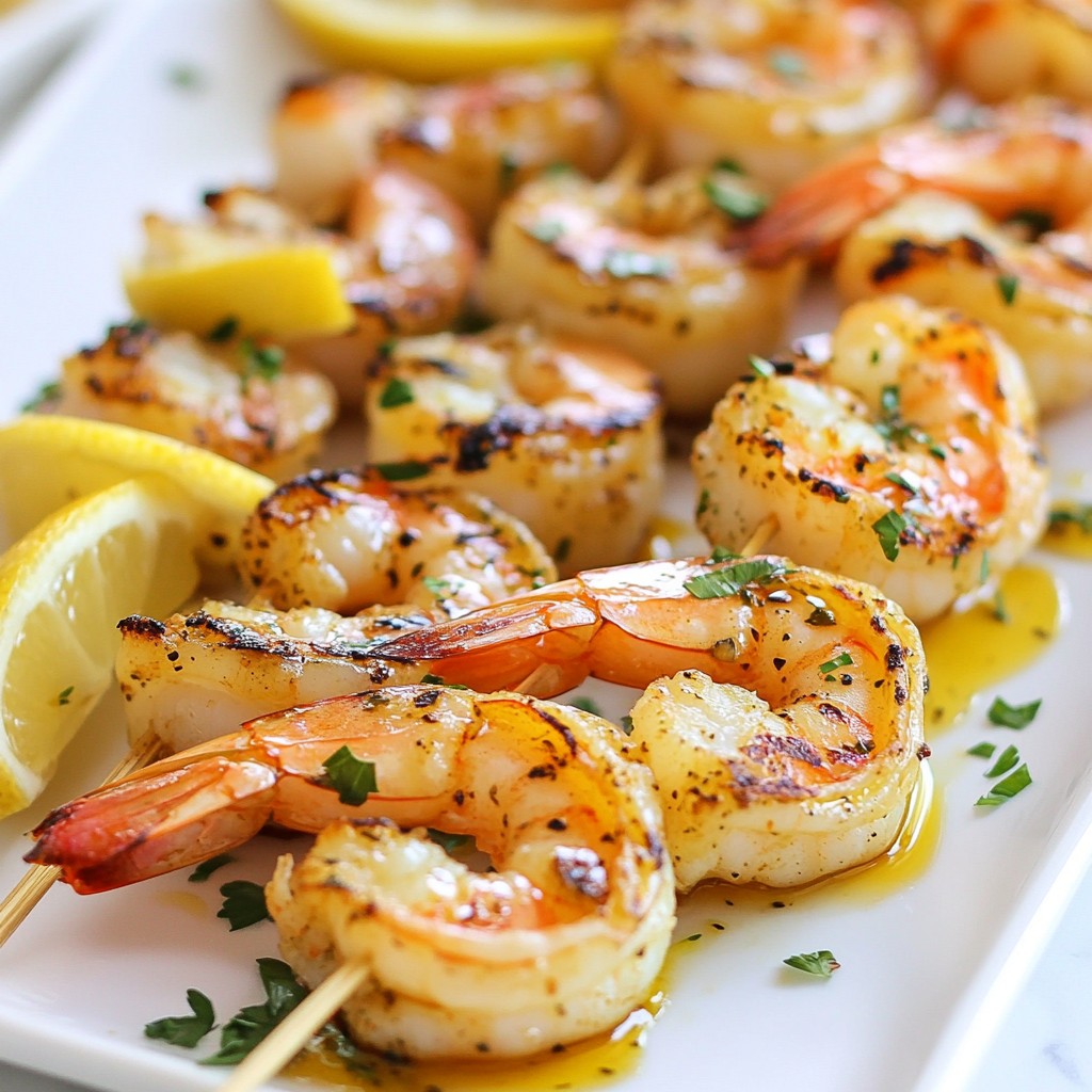 Lemon Herb Grilled Shrimp Fresh and Flavorful Treat
