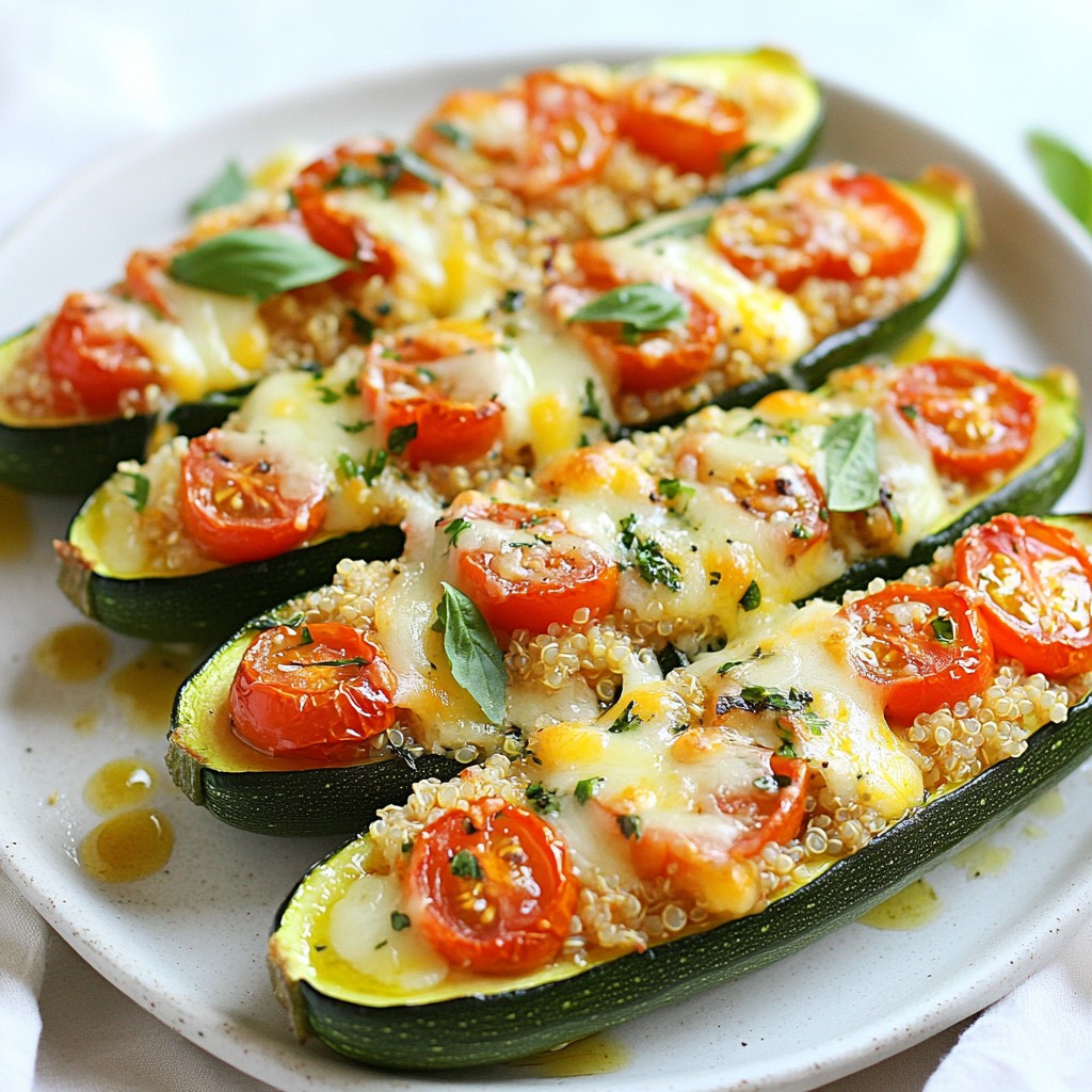 Cheesy Kid-Friendly Baked Zucchini Boats Recipe