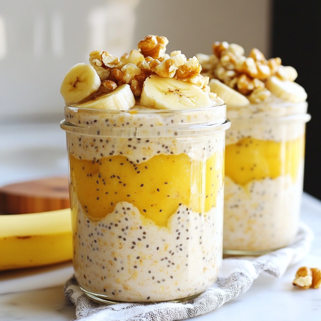 Banana Nut Overnight Oats Easy and Nourishing Recipe