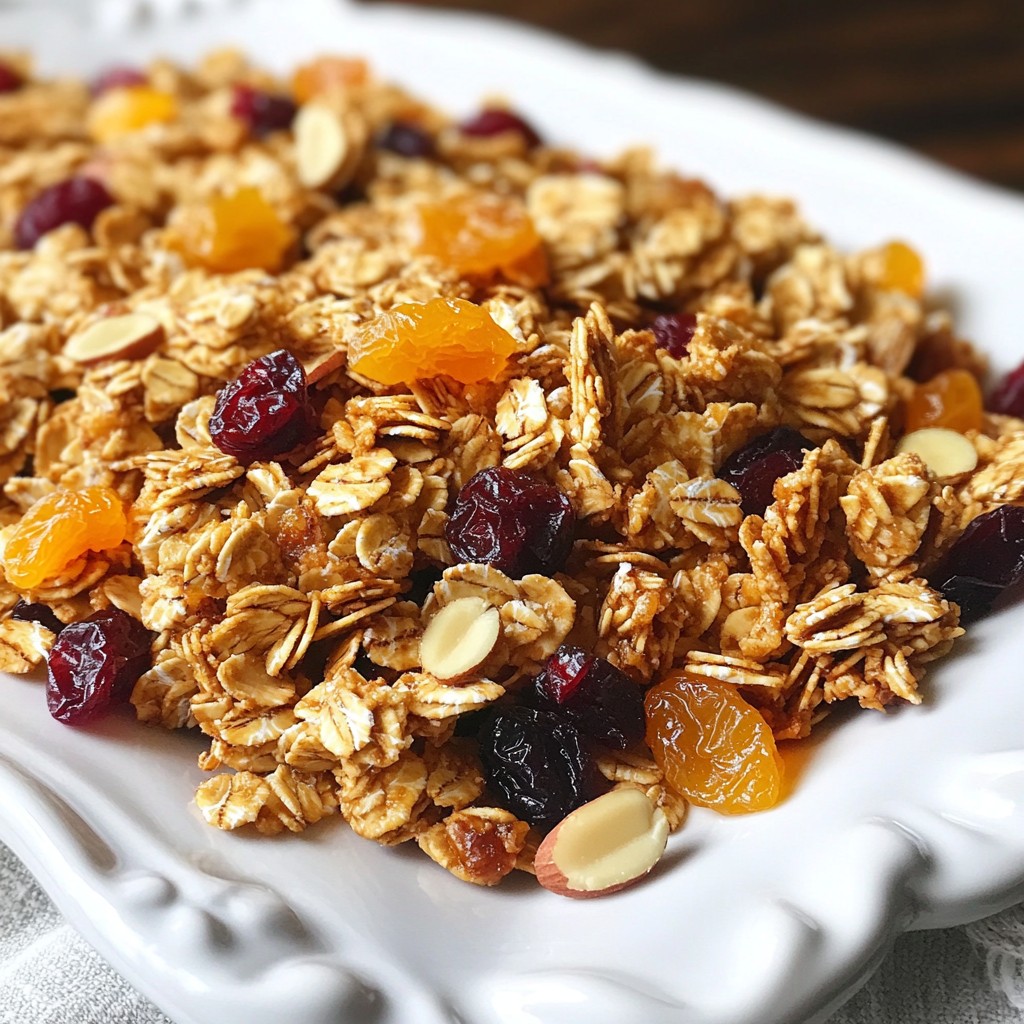Honey Almond Granola Clusters Crunchy and Nutritious