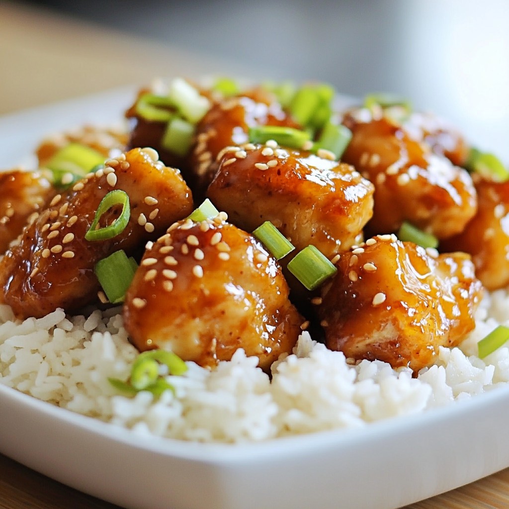 Honey Garlic Sesame Chicken Flavorful Dinner Delight