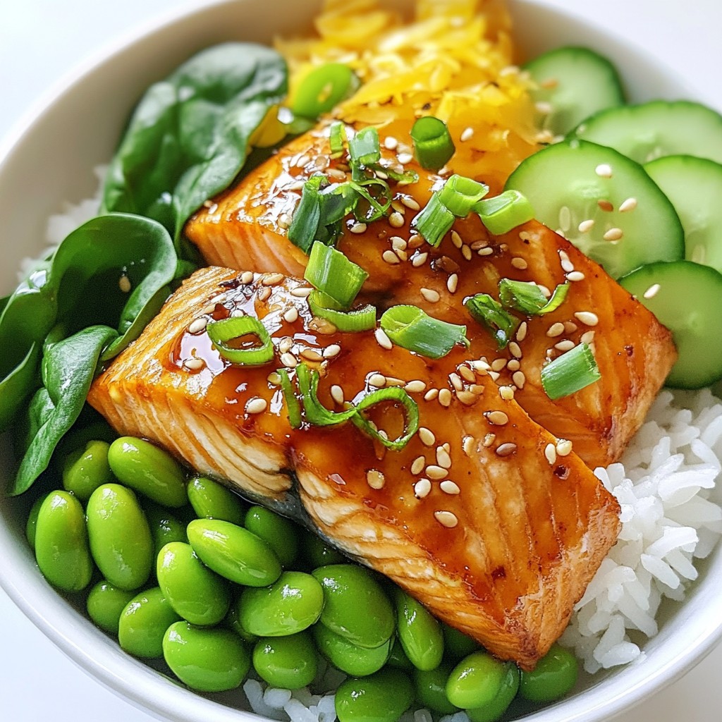 Sesame Ginger Salmon Bowl Flavorful and Healthy Meal