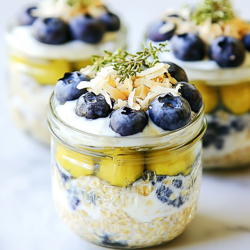 Blueberry Coconut Overnight Oats Simple and Fresh