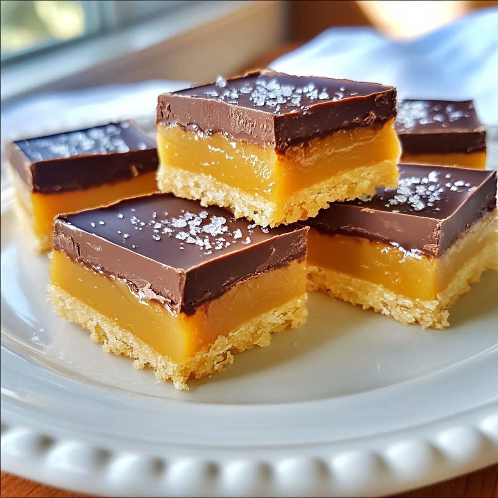 Chocolate Caramel Shortbread Delightful Sweet Treat