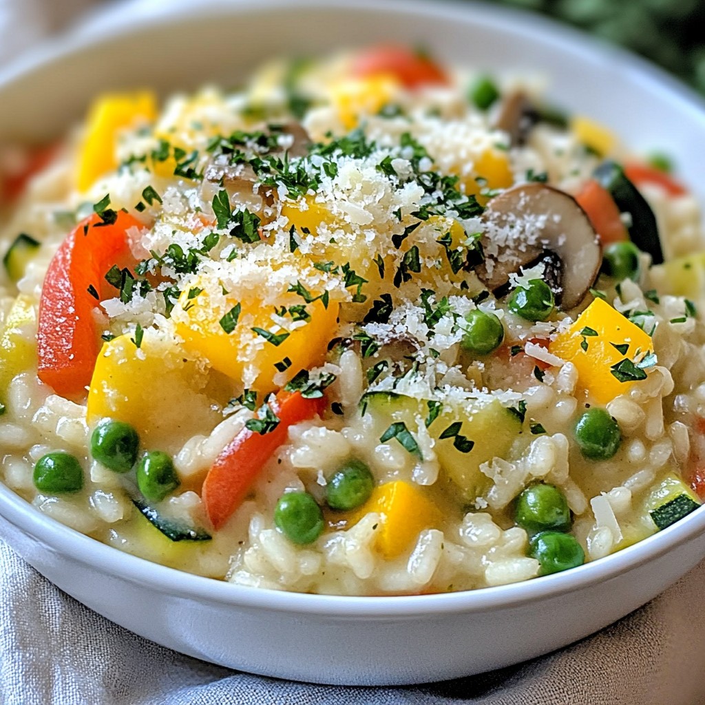 Hearty Family Meal Vegetable Risotto Recipe Today