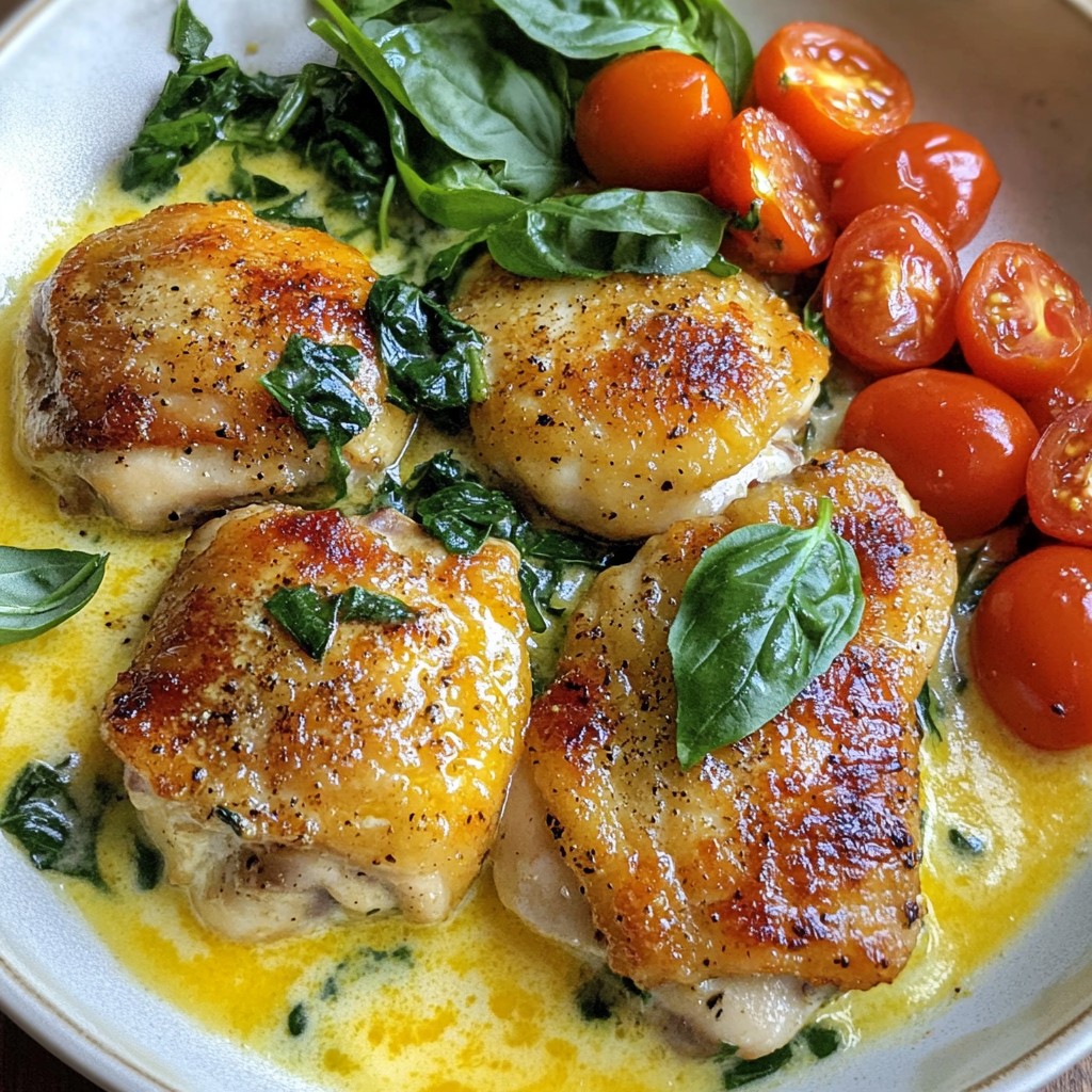 Creamy Family Meal Tuscan Chicken Skillet Delight