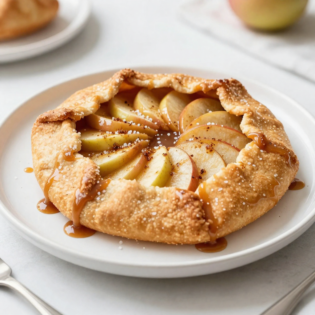 Salted Caramel Apple Galette Delightful Dessert Recipe