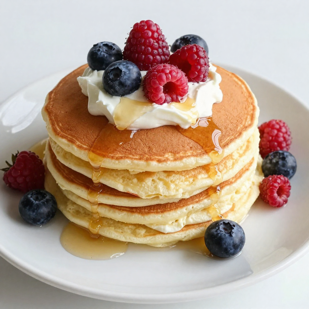 Greek Yogurt Pancakes Fluffy and Delicious Recipe
