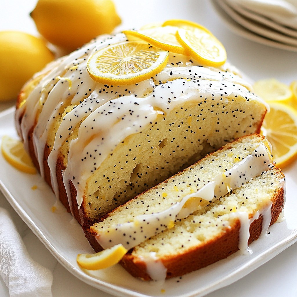 Lemon Poppy Seed Greek Yogurt Bread Delightful Recipe