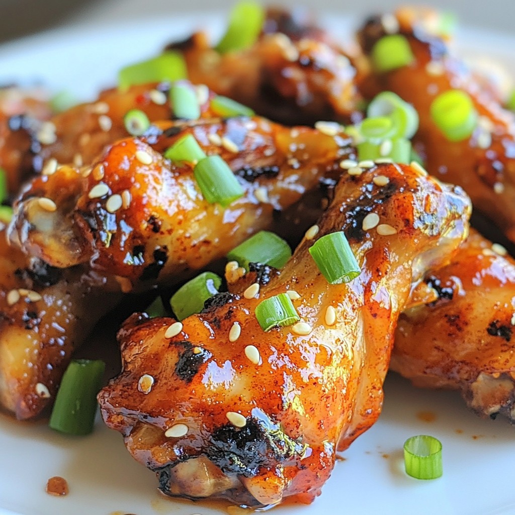 Spicy Garlic Chicken Wings Tasty and Flavorful Treat