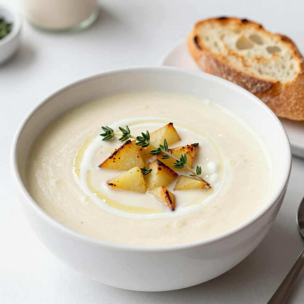 Creamy Roasted Garlic Soup Flavorful and Wholesome Recipe