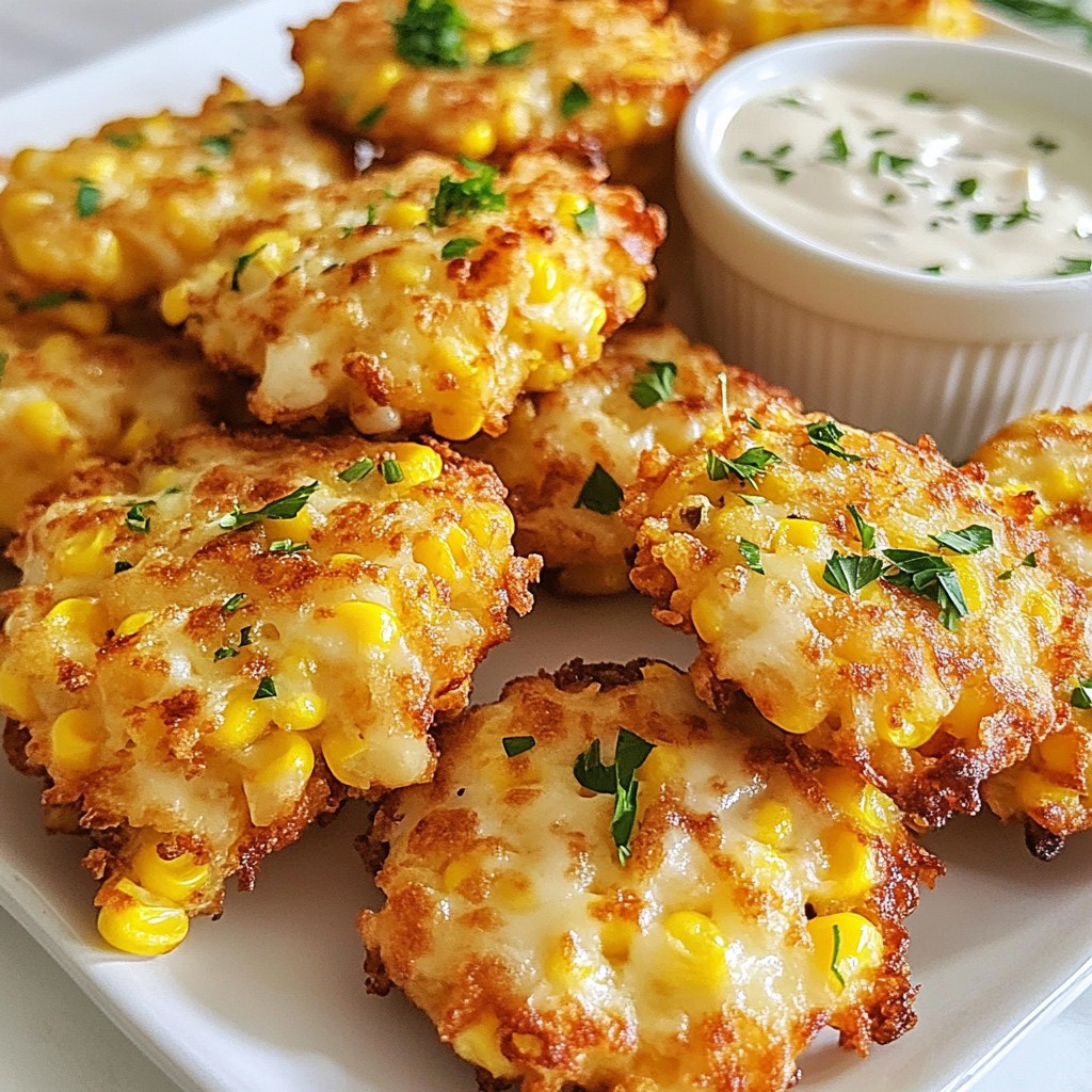 Mild Picky Eater Cheesy Corn Fritters Recipe Delight