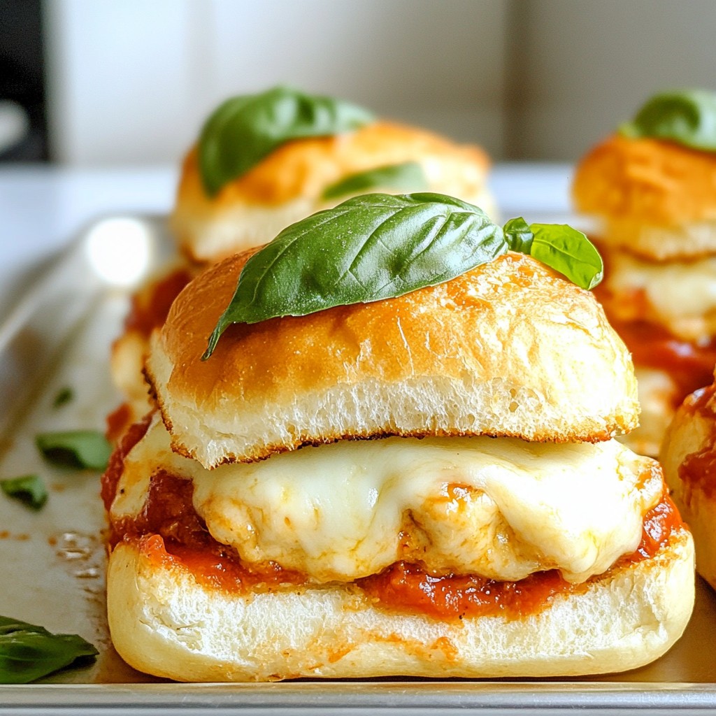 Chicken Parmesan Sliders Flavorful and Easy Recipe