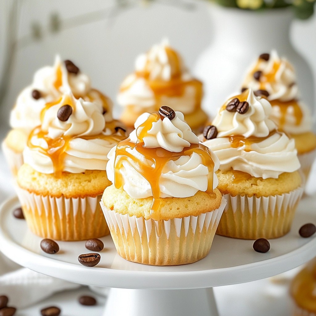 Irresistible Caramel Macchiato Cupcakes Delight