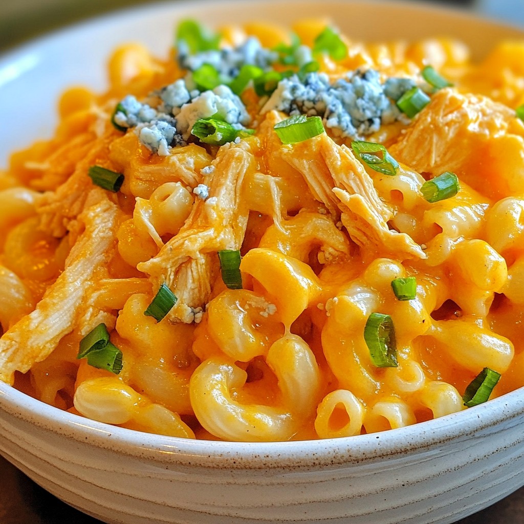 Buffalo Chicken Mac and Cheese Flavorful Comfort Dish