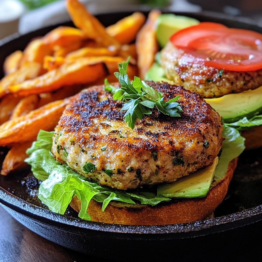 Garlic Herb Turkey Burgers Flavorful and Easy Recipe