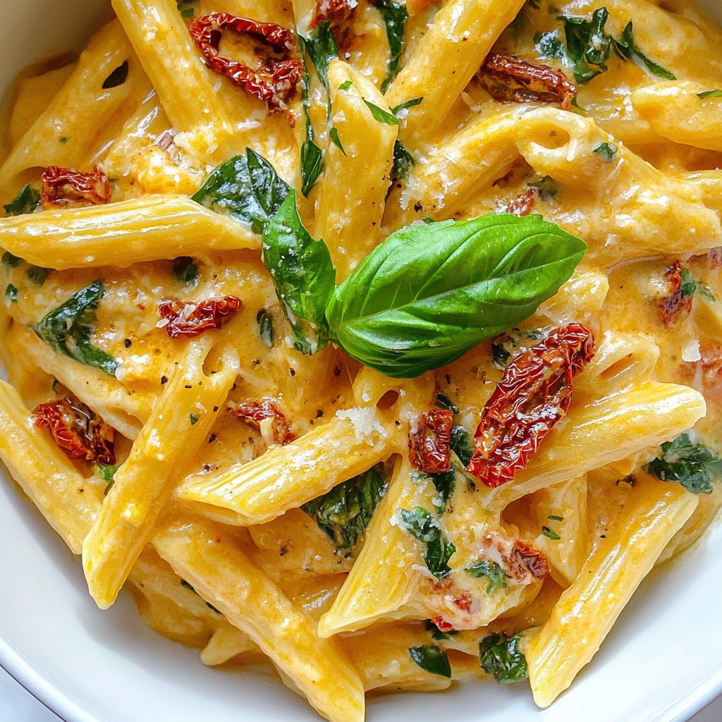 Creamy Kid-Friendly Sun-Dried Tomato Pasta Delight