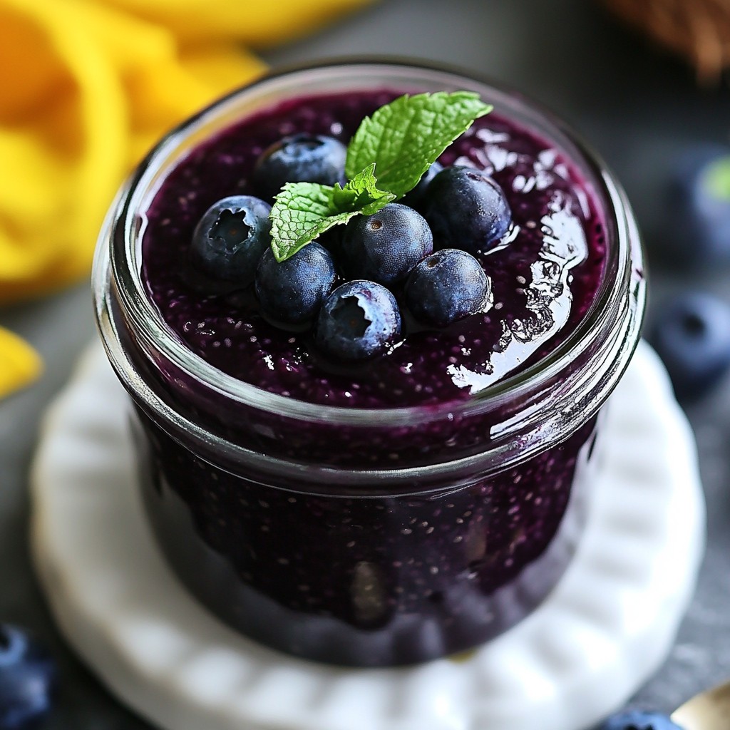 Blueberry Coconut Chia Jam Delightful and Easy Recipe