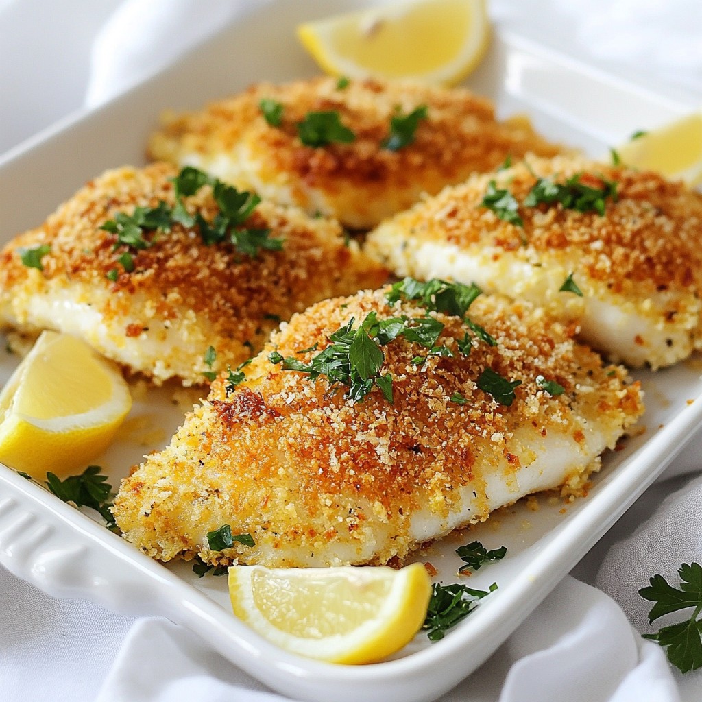 Crispy Picky Eater Parmesan Crusted Tilapia Delight